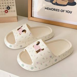 Sandalias Minimalistas de Verano EVAins con Estampado de Dachshund, Suela Gruesa Absorbente de Sudor, Punta Abierta, para Adultos, para Usar en Casa - Product Image 5