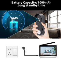 Sonnette vidéo sans fil Tuya à écran tactile, vision nocturne, interphone couleur, sans frais cloud, application Smart Life – Prix direct usine