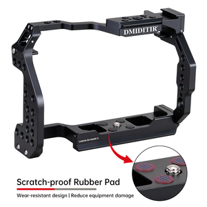 DMIDITIR Jaula de aluminio para cámara con soporte de zapata fría para A7M3/<span class=keywords><strong>A7III</strong></span>/A73/A7RIII/A7R3/A7II/A7S II/A7R II - Product Image 4
