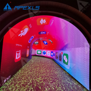 Pantalla LED de Túnel Curvo Interactivo Apexls OEM para Interiores y Exteriores, Pantalla LED Flexible en Forma de Arco, Pantalla de Túnel Inmersiva - Product Image 2