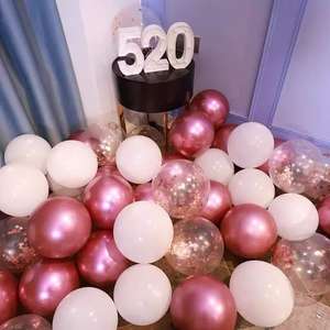 Les ballons argentés métalliques et à paillettes sont utilisés pour l'annonce d'ouverture, la décoration des fêtes d'anniversaire et à d'autres fins. - Product Image 5