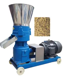 Tier geflügel rinder Hühner fischfutter granulator 2-10mm kleine Pellet maschine für Viehfutter