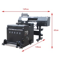 Imprimante DTF 60 cm fabriquée en Chine, machine d'impression de t-shirts, film PET, imprimante à transfert thermique avec agitateur