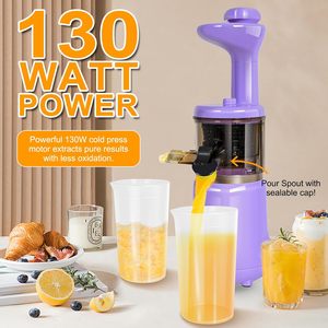 Extracteur de jus lent à froid portable mini pour fruits, citrons et agrumes – Vente en gros - Product Image 3