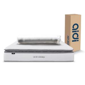 Materasso AIDI Eco-friendly Senza Colla Ibrido con Pillow Top Ortopedico a Molle Insacchettate e Memory Foam Massaggiante, Misura Queen, Arrotolabile in Scatola - Product Image 4