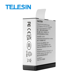 <span class=keywords><strong>TELESIN</strong></span> 4.48V 1950mAh Batterie pour Go Pro Noir 13 Caméra Résistant au froid Moins 20 Charge rapide Batterie de grande capacité - Product Image 3