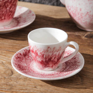 Tasses à thé européennes modernes panachées l'après-midi en porcelaine cafetière en céramique vente en gros de services à café et thé de luxe - Product Image 3