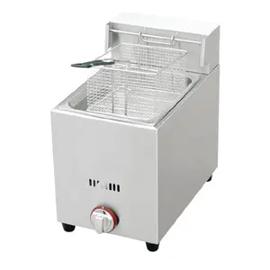 Hot sell commercial Gas tank fryer fried frying machine chicken chips gas fryer deep machine