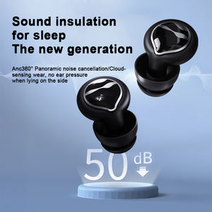 Bouchons d'oreille de sommeil pliables en silicone souple certifié CE Réduction du bruit réutilisable Protection auditive sans danger pour le <span class=keywords><strong>ronflement</strong></span> et le sommeil - Product Image 3