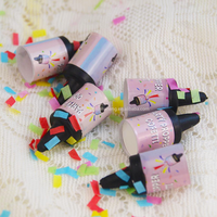 Version étudiante, feux d'artifice pour adultes, fête d'anniversaire et de remise de diplômes, décorations de confettis pour les fêtes
