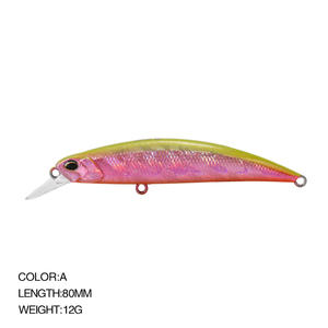 Leurre de pêche en gros 12g 80mm leurre méné coulant appât dur Isca artificiel Wobbler Bass appât de pêche 80S - Product Image 2