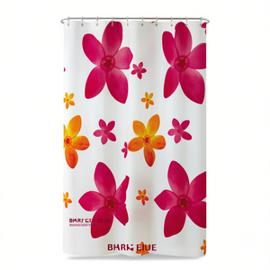 Cortina de Ducha de Tela Dafne 240x200 cm con Estampado Floral, Decoración para Baño - Product Image 2