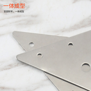 Support triangulaire en acier inoxydable SJB 50, connecteur de support d'étagère de placard durable - Product Image 3