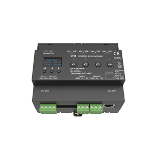Unidad de relé de 4 canales DH4 con control inalámbrico 4CH * 16A Certificado DALI/<span class=keywords><strong>DMX</strong></span> ROHS para control de iluminación - Product Image 3