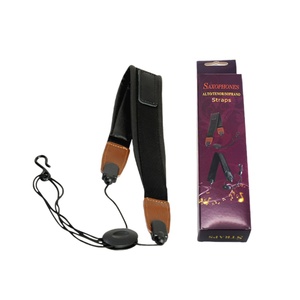 Tracolla singola per sassofono contralto regolabile <span class=keywords><strong>clarinetto</strong></span> tracolla nera tubo accessorio strumento durevole - Product Image 5