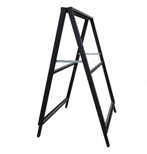 Support d'affichage de panneau publicitaire noir imperméable d'intérieur, support de sol, double face, vertical, cadre d'affiche en aluminium pour la promotion - Product Image 5