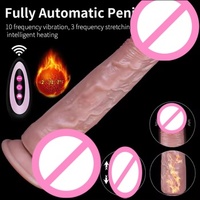 Dildo réaliste en silicone, jouet sexuel féminin vibrant, baguette de massage érotique insérable, simulation haute définition, 10 vitesses, étanche