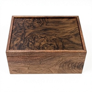 B.S. Urne funéraire internationale en acier inoxydable de style américain pour cendres humaines, finition bois naturel écologique, 220 pouces cubes - Product Image 4