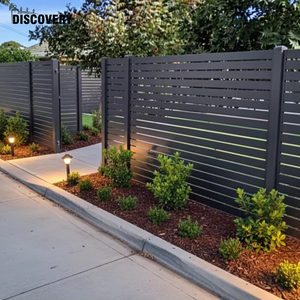 Pannelli per Recinzione da Giardino in Alluminio Nero Resistente per la Sicurezza e la <span class=keywords><strong>Privacy</strong></span> - Product Image 3