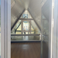 Cabines minuscules maison mobile camping-car Villa Triangle Kit maisons cabine Structure en acier préfabriqué une cabine à cadre