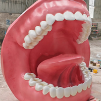 Modèle de dent Standard en gros d'usine avec 28 dents modèle pratique de fausses dents Sculpture en fibre de verre personnalisée