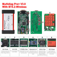 Multidiag Pro Plus Bluetooth V3 Nouveau VCI avec Relais NEC 9241A pour Voiture Camion ODB2 Scanner Outil de Diagnostic ds150e ds150 delphis