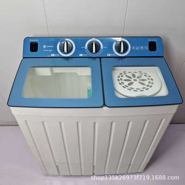 Semi-automatic Washing Machine 11kg Household Large Capacity Double Steel Washing Machine Double-Tube Washing Machine