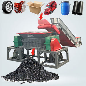 Refrigerador Shell Textil Tela Papel Chatarra Metal Astilladora Camión de madera Camión Neumáticos Paletas Trituradora Máquina - Product Image 1