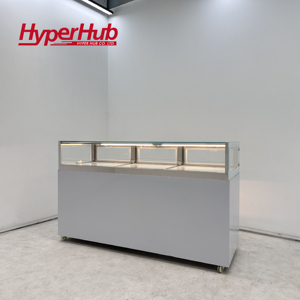 Vetrina Refrigerata per Torte con Porta Scorrevole, Illuminazione LED Potenziata, Logo Personalizzato, Ventola Nascosta, Raffreddamento ad Aria per Pasticceria - Product Image 6