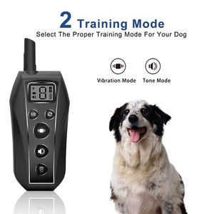 Sin golpes para entrenador de perros, resistente al agua y recargable, productos de entrenamiento remoto para perros de <span class=keywords><strong>300m</strong></span>, <span class=keywords><strong>Collar</strong></span> Para Perros Sin ladridos - Product Image 2