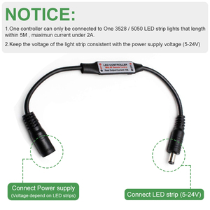 Esann แถบไฟ <span class=keywords><strong>LED</strong></span> 2A DC 5-24V 11Key RF, รีโมทไร้สายควบคุมแสง PWM DC12V สำหรับไฟ <span class=keywords><strong>LED</strong></span> - Product Image 4