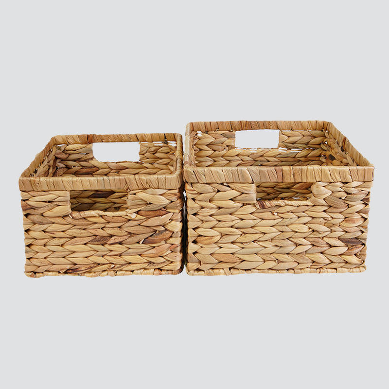 ผักตบชวาสี่เหลี่ยมสองด้าน