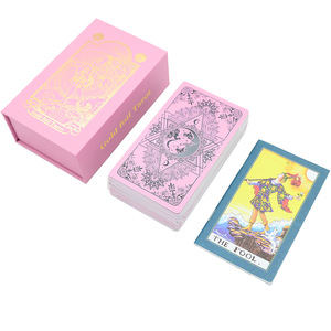 Juego de Cartas del Tarot Holográficas Láser Waite en Caja de Regalo, Cartas de Juego de PVC Plástico Impermeables al por Mayor para Adivinación y Juegos de Mesa - Product Image 4
