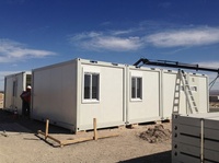 Casa Contenedor Modular Pequeña de 20 pies, Casa Prefabricada de Acero para Estudio, Apartamento, Taller o Camping