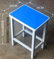Tabouret en bois et métal robuste, minimaliste, empilable, mobile, chaise de restauration, cuisine, bureau, pratique, durable, mobilier d'espace
