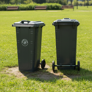 Poubelle en acier robuste à pédale, design écologique, couvercle hermétique, charnière renforcée pour l'élimination des déchets en usine et atelier - Product Image 4