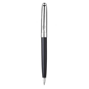 Penna Cromata Nera in Metallo per Scrittura e Correzione - Product Image 1