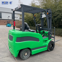 Essieu en acier moulé WGZN de 3,5 tonnes, couleur personnalisée, pour chariot élévateur électrique de chantier robuste
