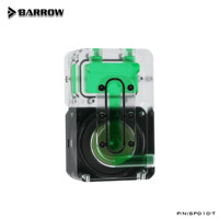 Pompe à eau Barrow PWM à vitesse contrôlée 10W, modèle MINI Pump-in-box spécialement conçu pour les boîtiers ITX SPD10-T Noir/Blanc
