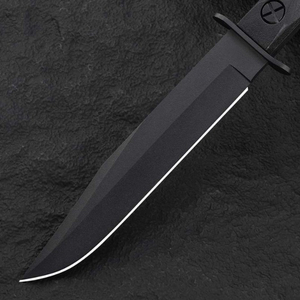 KB EK MODEL 5 EK45 Straight Drop Point Bowie Knife Outdoor Camping Stainless Steel Glass Fiber Handle 4mm Thickness DIY OEM 20cm - Product Image 2