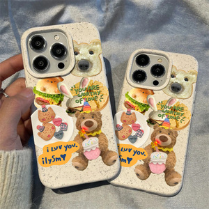 Dễ Thương Bánh Quy Bánh Mì Nướng Cho Apple 14 Vỏ Lúa Mì Drop-Resistant TPU Trường Hợp Điện Thoại Cho <span class=keywords><strong>Iphone</strong></span> 13 Pro Max 12/11 Lớn Điện Thoại Di Động Trường Hợp - Product Image 6