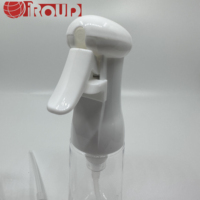 Flacon pulvérisateur à brouillard continu transparent en plastique PET de 100ml avec joint de pompe pour emballage de parfum