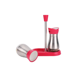 Fournisseur direct Poivrière et salière de <span class=keywords><strong>meilleure</strong></span> qualité avec tamis à manchon en acier inoxydable Pots à épices pour barbecue Salière et poivrière - Product Image 5