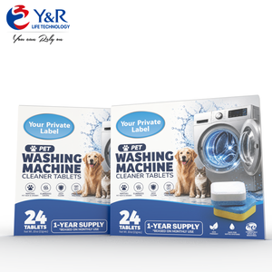 Tablettes nettoyantes écologiques pour <span class=keywords><strong>lave</strong></span>-<span class=keywords><strong>linge</strong></span> - Pack de 24 pour une consommation de 12 mois. Formulé pour les propriétaires d'animaux - Product Image 1
