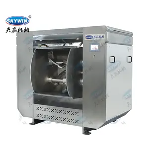 Industrial dough mixer machine Horizontal Flour Dough Kneader for snack food soft and hard biscuit processing line