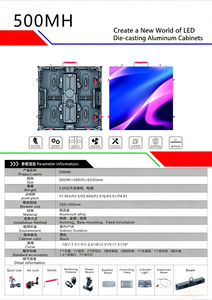 Pantalla LED de Alquiler para Escenarios P2.6 P2.97 P3.91 500x500mm, Video Wall Interior/Exterior para Eventos RC-3.91-NEW P500x500m - Product Image 2