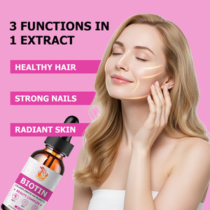 Gouttes liquides de biotine à marque privée OEM avec collagène hydrolysé de poisson pour une peau saine, favorisant la masse musculaire, complément beauté - Product Image 6