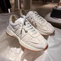 Chaussures Margiela Torre pour femme, nouveau style, semelle épaisse, maille respirante, sportives, polyvalentes, rehaussantes, blanches, style Forrest Gump, pour l'entraînement