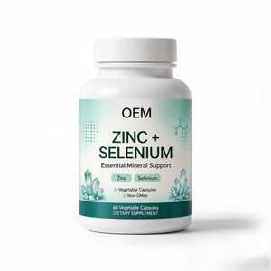 Cápsulas de Suplemento Esencial de Zinc y Selenio OEM ODM, 60 Cápsulas Vegetales, Marca Privada - Product Image 1