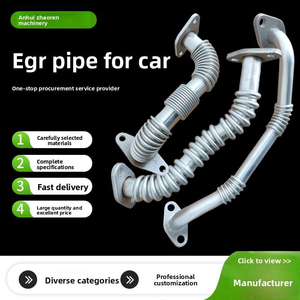 Tuyaux <span class=keywords><strong>EGR</strong></span> automobiles en acier inoxydable à soufflet, épaisseur personnalisable, vente en gros du fabricant, qualité garantie - Product Image 1